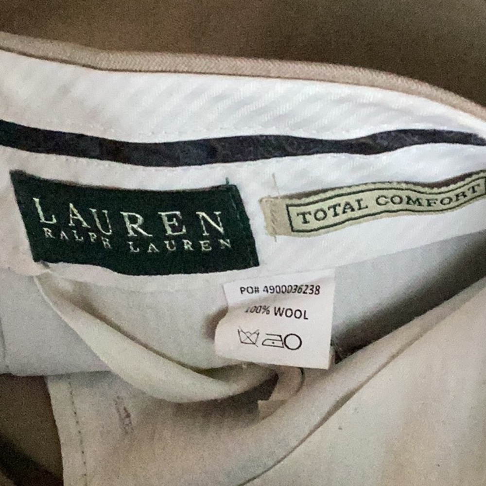 Ralph Lauren total comfort wool dress pants 33x32 - Picture 5 of 5
